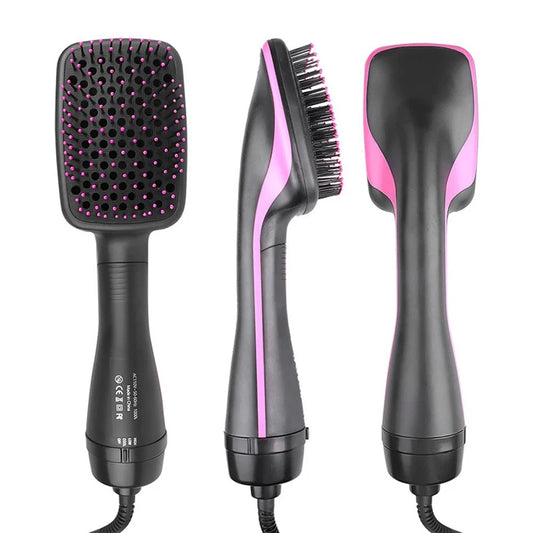 Hot air paddle brush