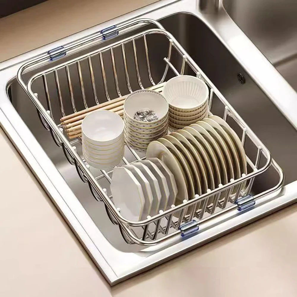 Expandable Over-Sink Dish Rack photo 2