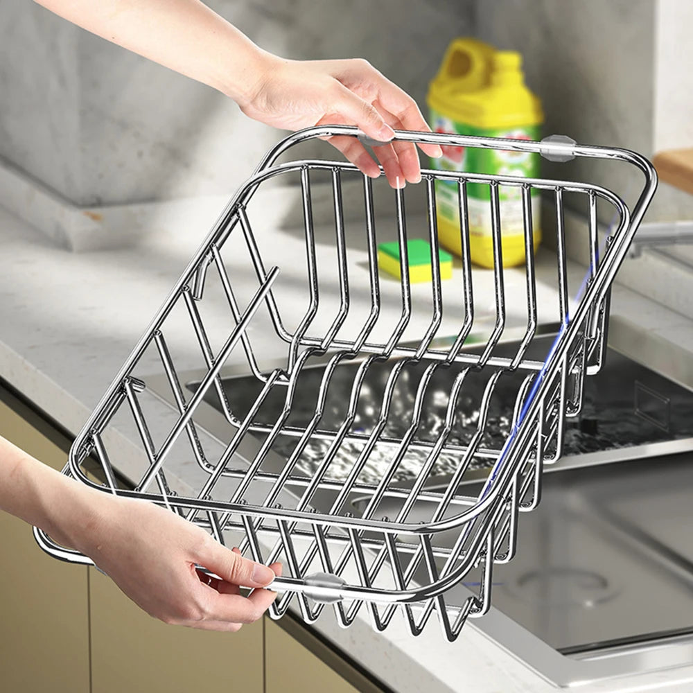 Expandable Over-Sink Dish Rack